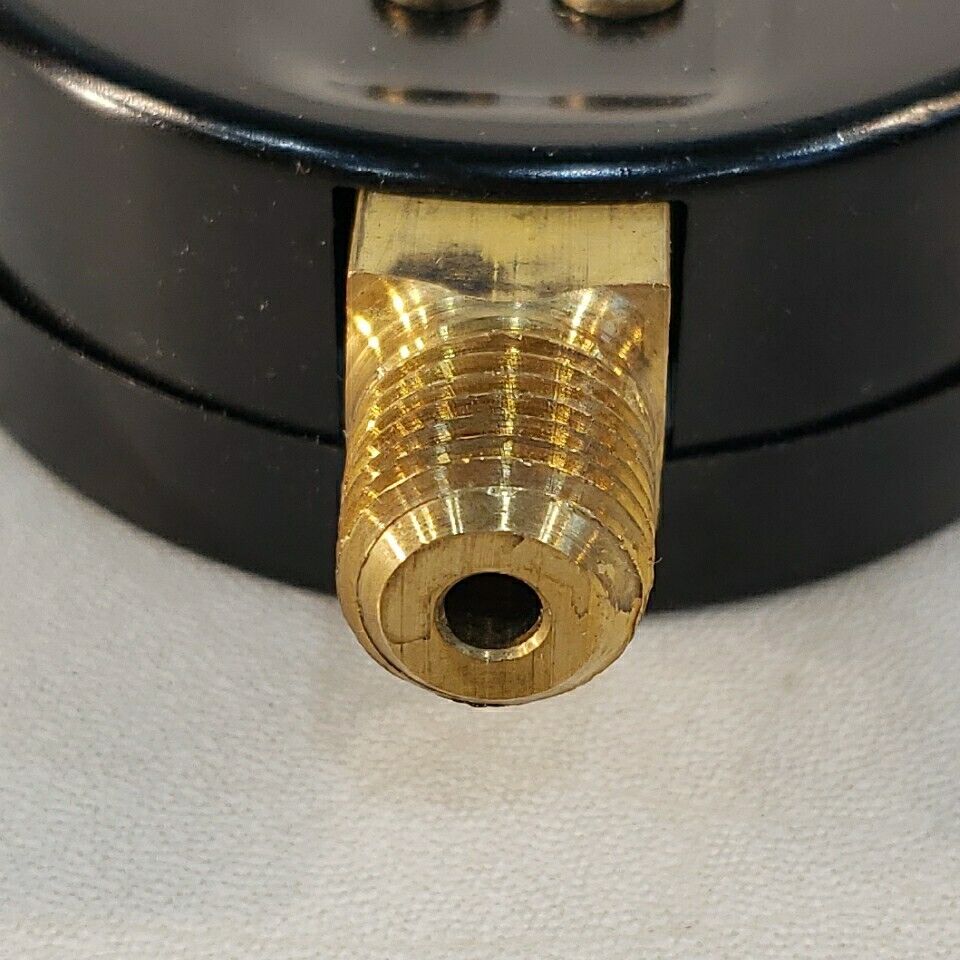 Ashcroft 1000 Vacuum Gauge 0-30 in Hg Vac 1/4" NPT Brass 2.5" Wide Dresser