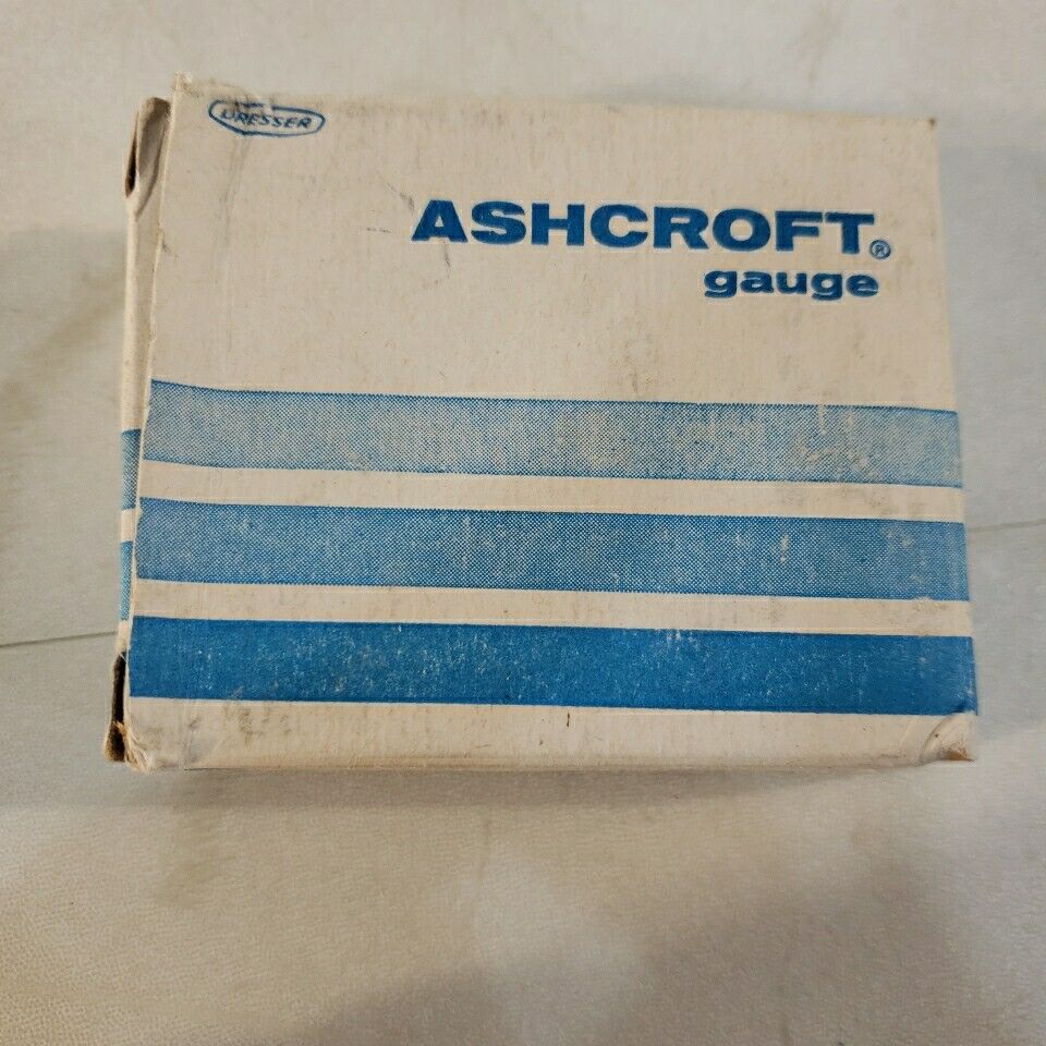 Ashcroft 1000 Vacuum Gauge 0-30 in Hg Vac 1/4" NPT Brass 2.5" Wide Dresser