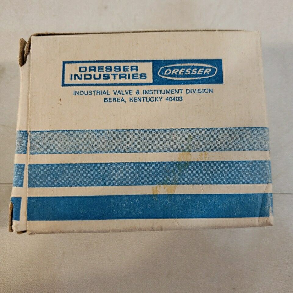 Ashcroft 1000 Vacuum Gauge 0-30 in Hg Vac 1/4" NPT Brass 2.5" Wide Dresser