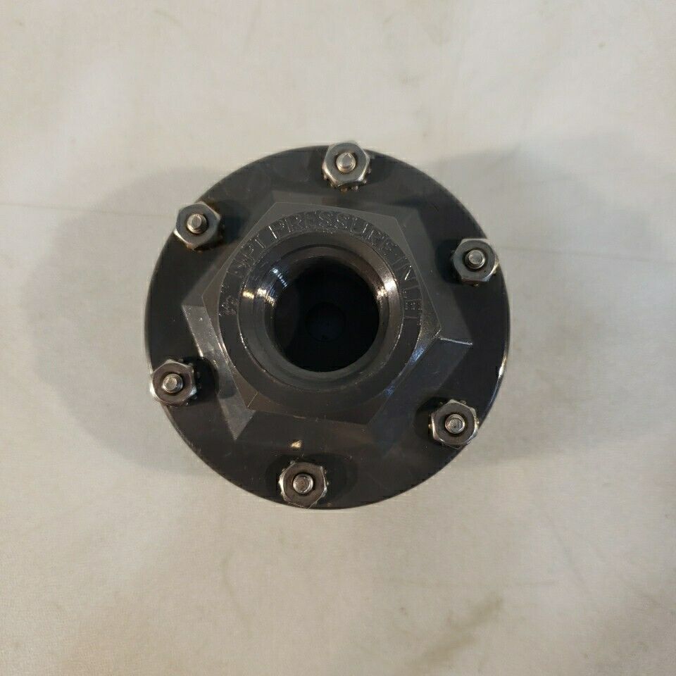 Plast-O-Matic Gauge Guard NPT 1/2" Inlet To 1/4" Outlet Reducer