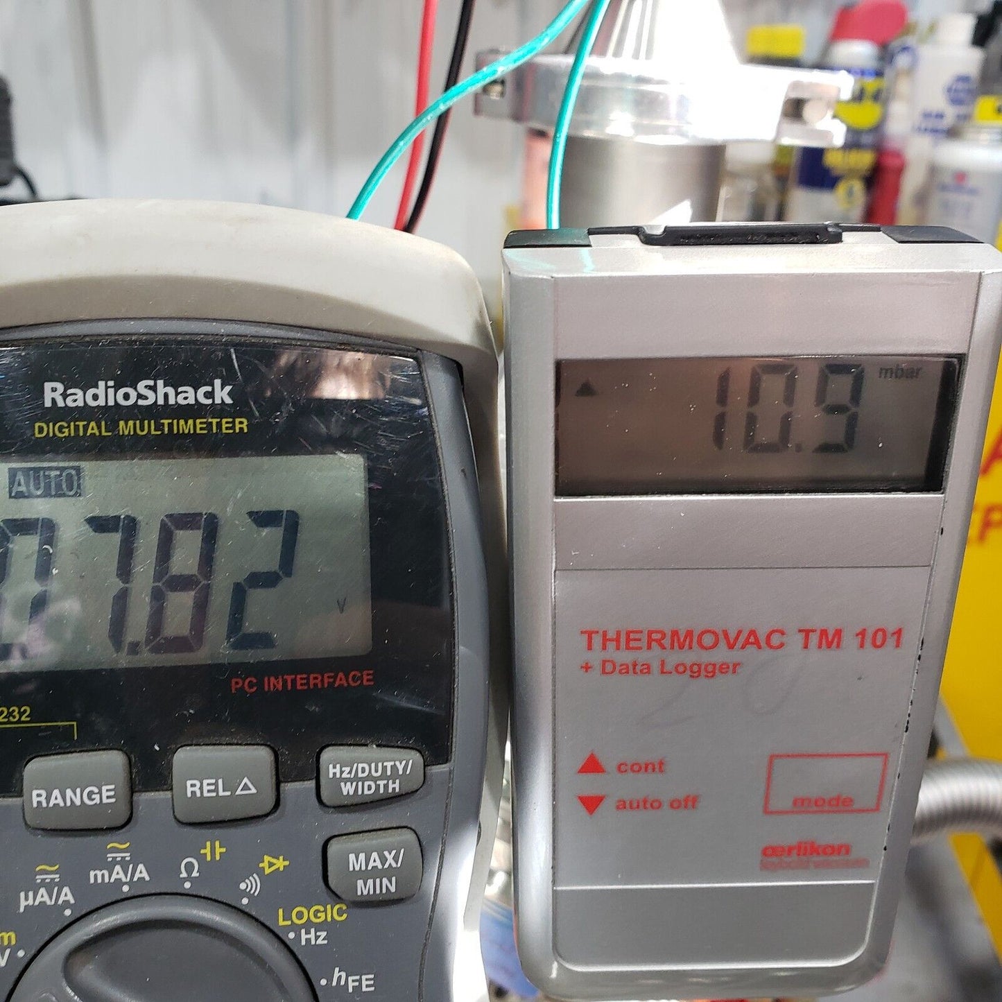 Tested MKS CT27A11TDC910 Baratron Pressure Transducer CommunicaTorr KF16 NW16