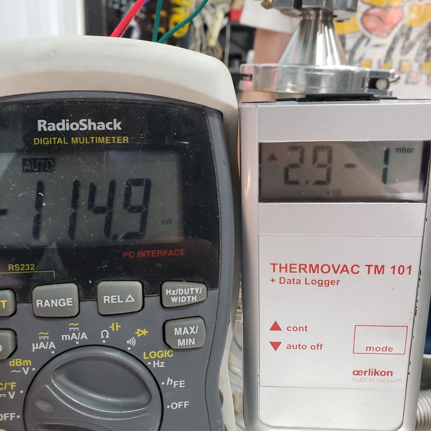 Tested MKS CT27A11TDC910 Baratron Pressure Transducer CommunicaTorr KF16 NW16