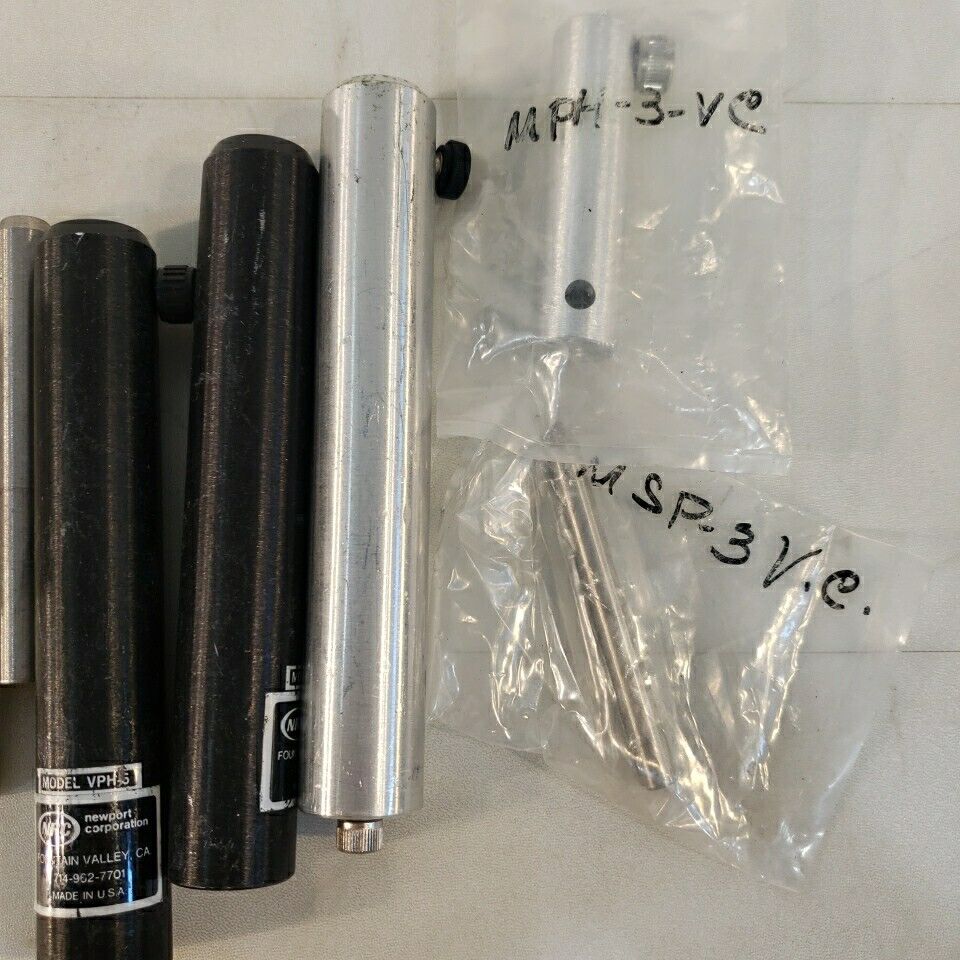 Large Lot Of 21 Optical Posts Newport NRC Thorlabs Stands Adjustable VPH-6 MPH-3