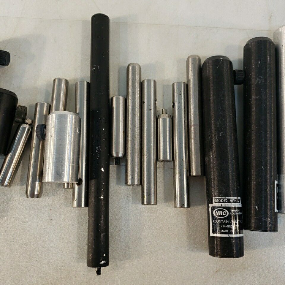 Large Lot Of 21 Optical Posts Newport NRC Thorlabs Stands Adjustable VPH-6 MPH-3