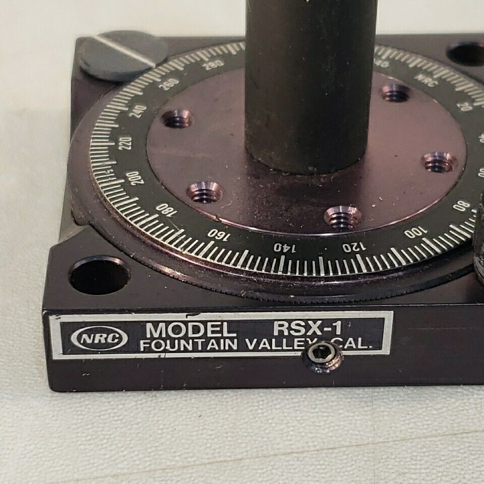 Newport NRC RSX-1 Optical Rotating Base With Post 360 Degrees Stainless Steel