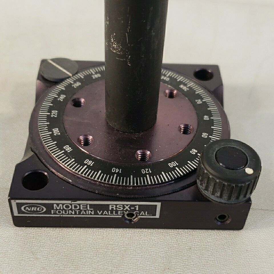 Newport NRC RSX-1 Optical Rotating Base With Post 360 Degrees Stainless Steel