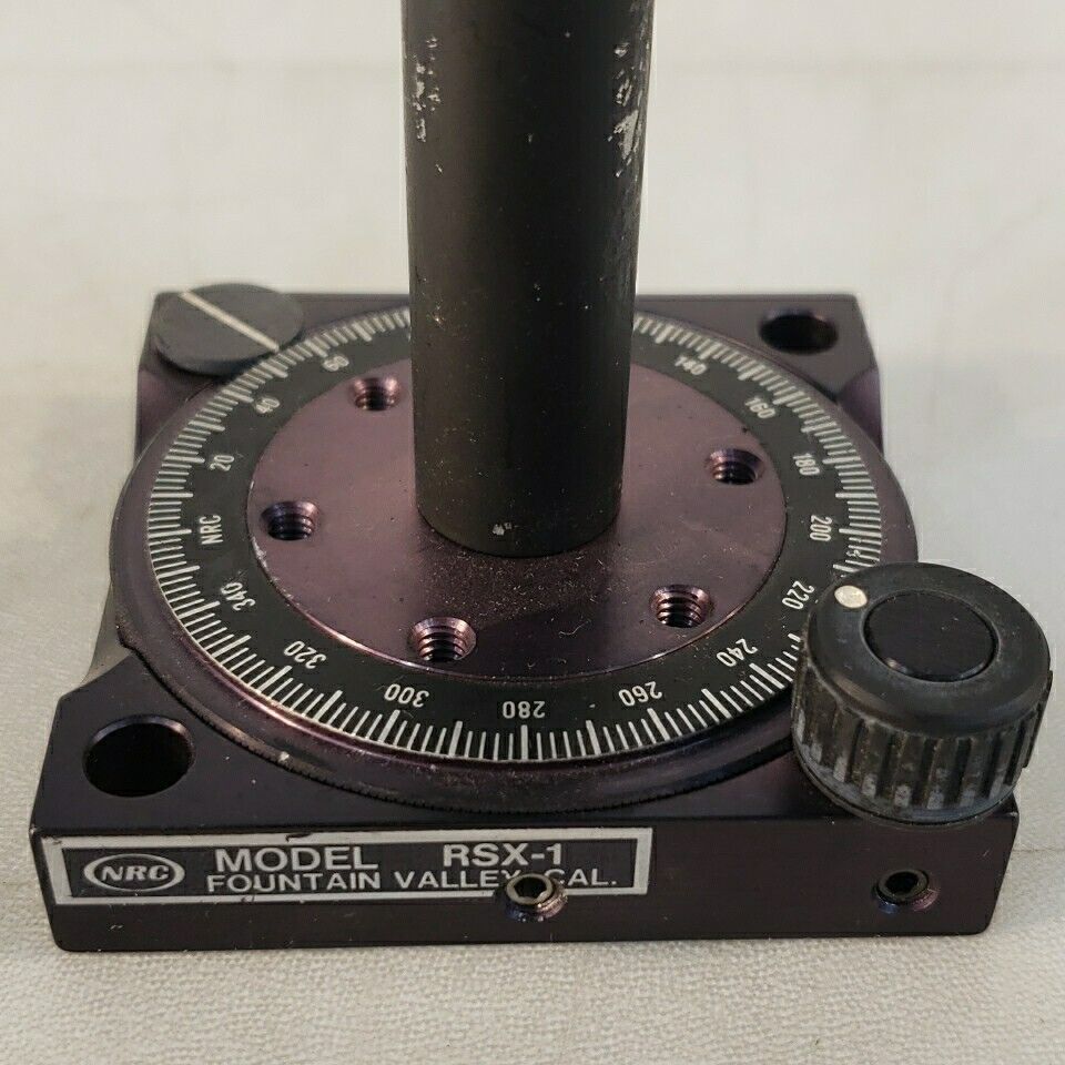 Newport NRC RSX-1 Optical Rotating Base With Post 360 Degrees Stainless Steel