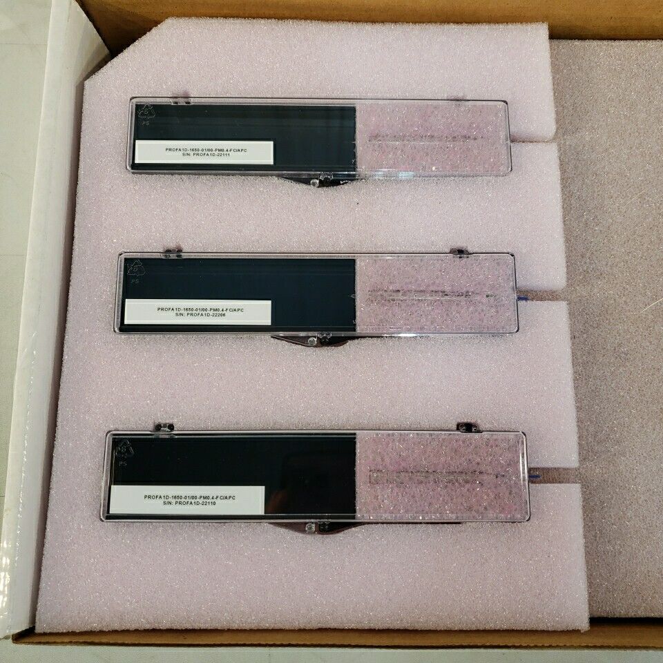 Set Of 3 Profa Fiber Optic Cables 1D-1650-01/00-PM0.4-F 1-Dimensional 1650nm