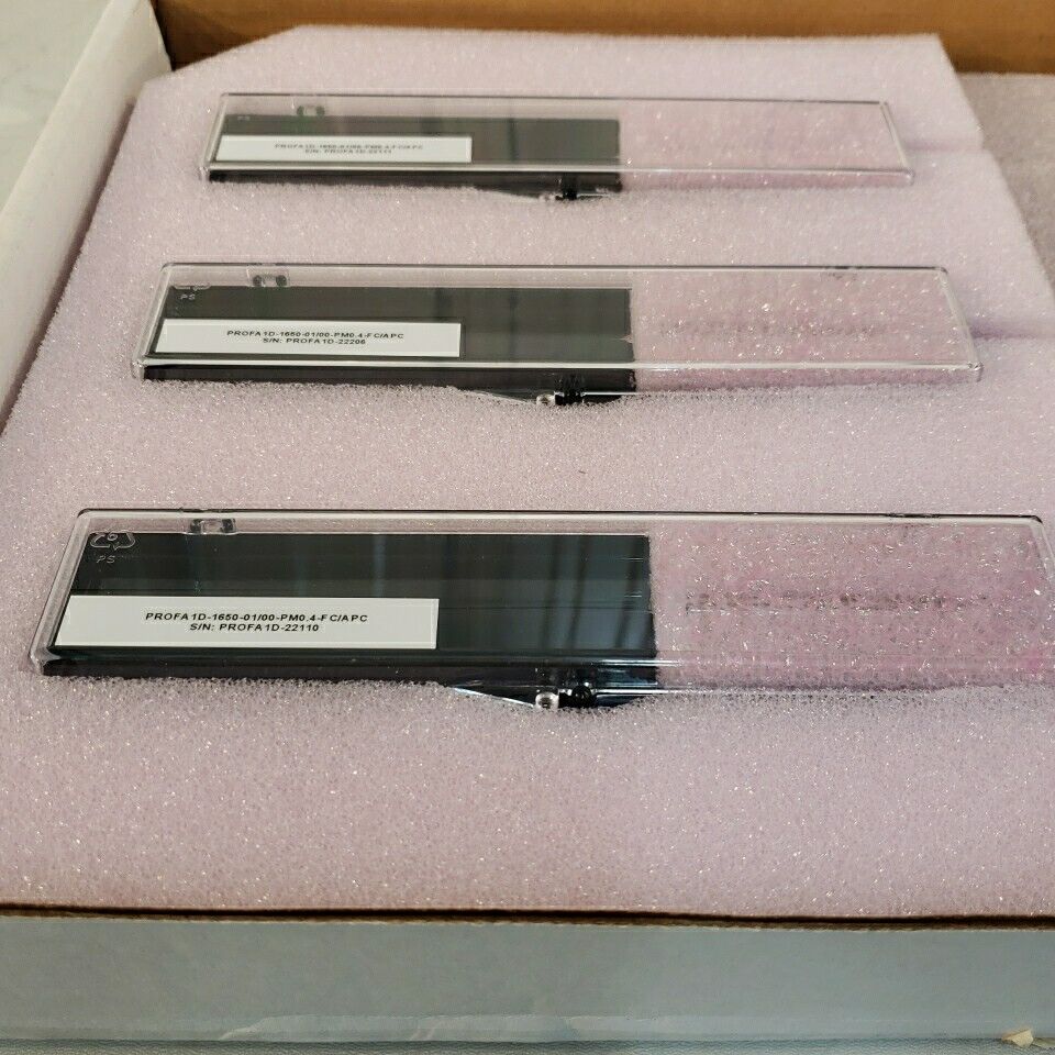 Set Of 3 Profa Fiber Optic Cables 1D-1650-01/00-PM0.4-F 1-Dimensional 1650nm