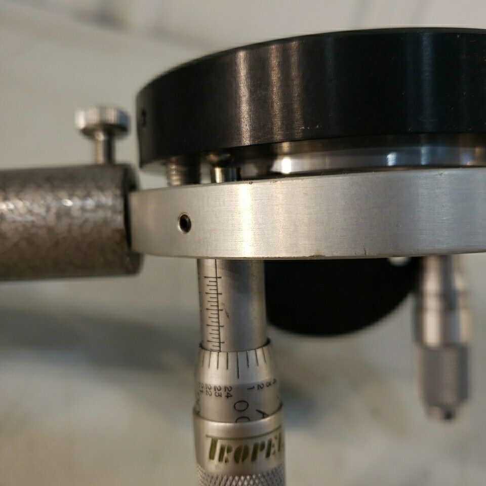 Tropel 603 Mirror Mount Optical Adjustable Stand Mount 3-axis Micrometer