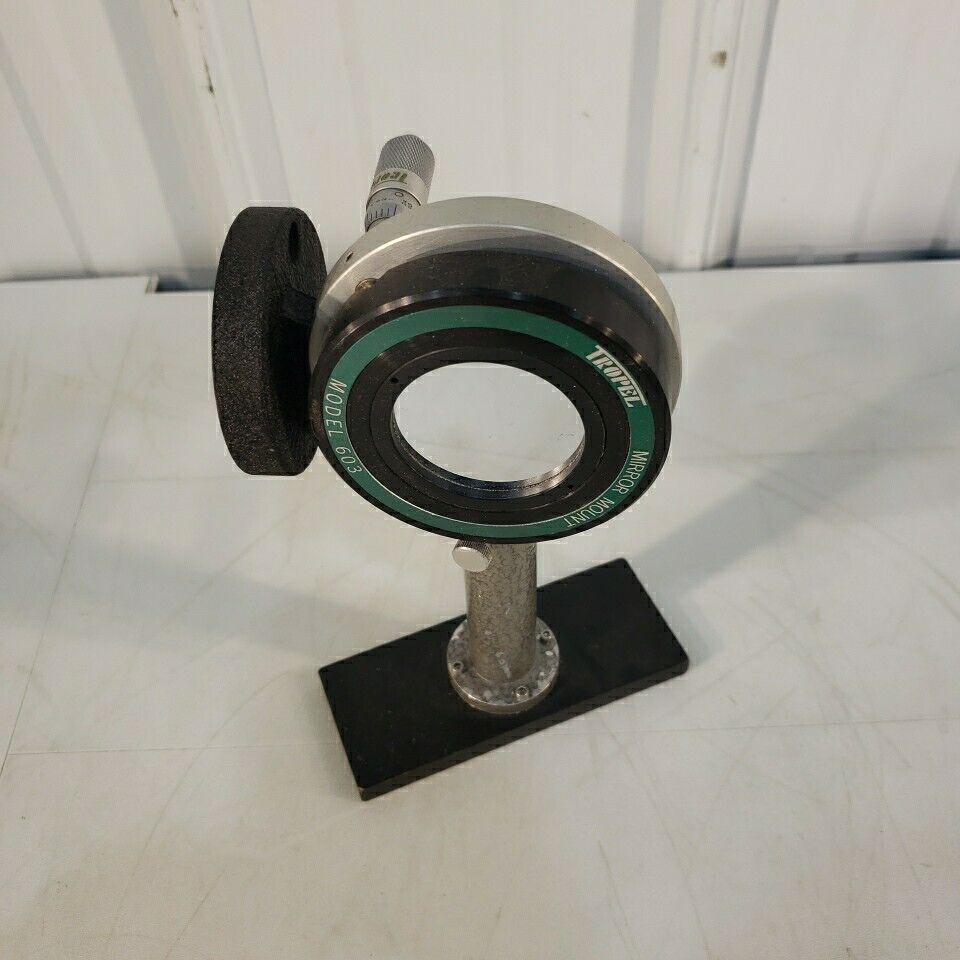 Tropel 603 Mirror Mount Optical Adjustable Stand Mount 3-axis Micrometer