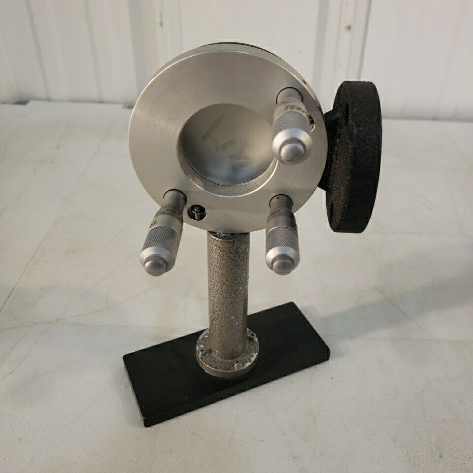 Tropel 603 Mirror Mount Optical Adjustable Stand Mount 3-axis Micrometer