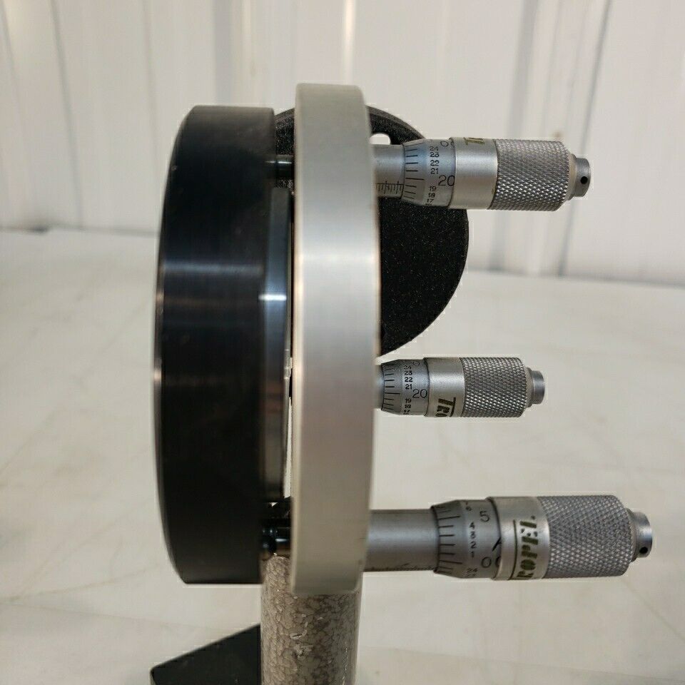 Tropel 603 Mirror Mount Optical Adjustable Stand Mount 3-axis Micrometer