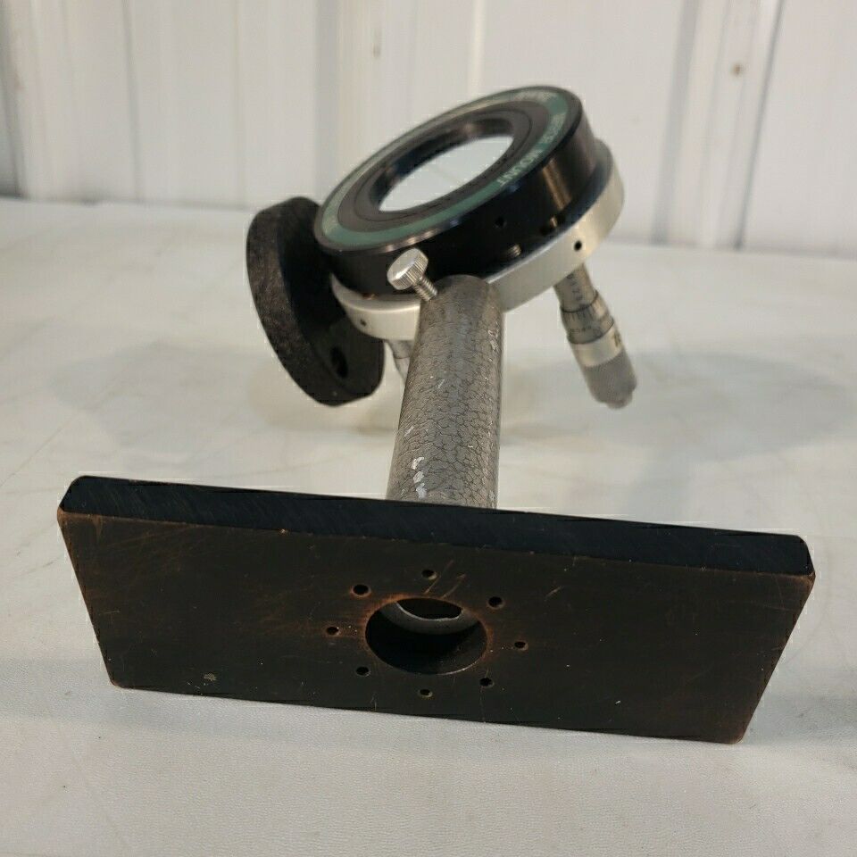 Tropel 603 Mirror Mount Optical Adjustable Stand Mount 3-axis Micrometer