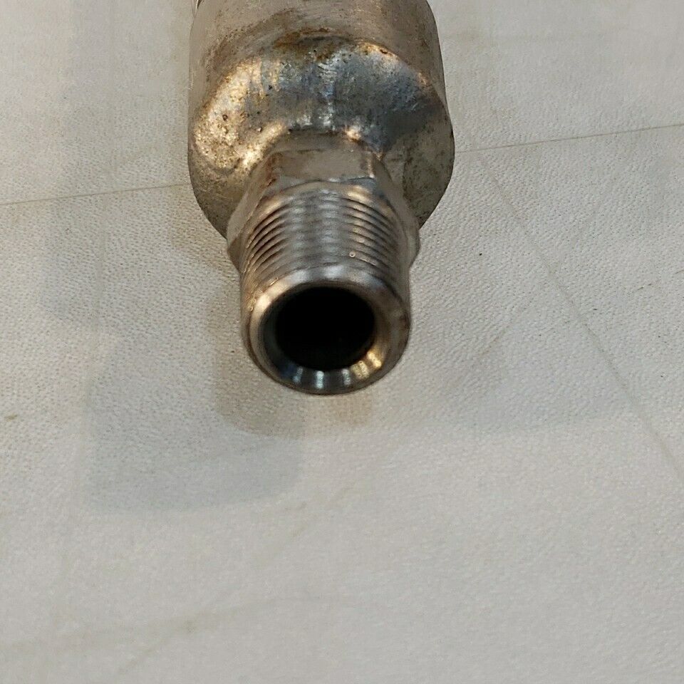 Liquid Nitrogen Transfer Hose Line Cryogenic XNE SS 6 Ft 1/2" NPT 1/2" Flare