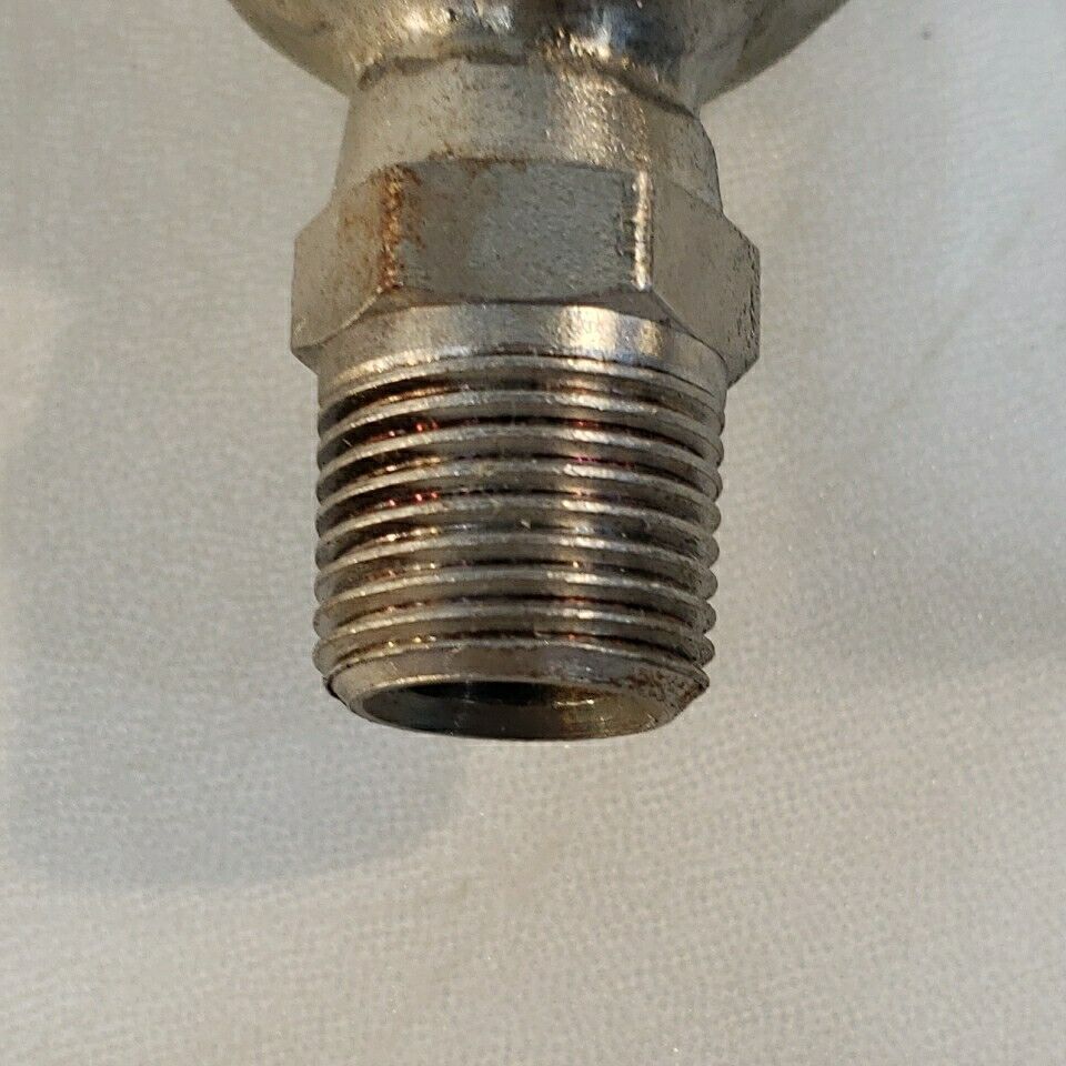 Liquid Nitrogen Transfer Hose Line Cryogenic XNE SS 6 Ft 1/2" NPT 1/2" Flare