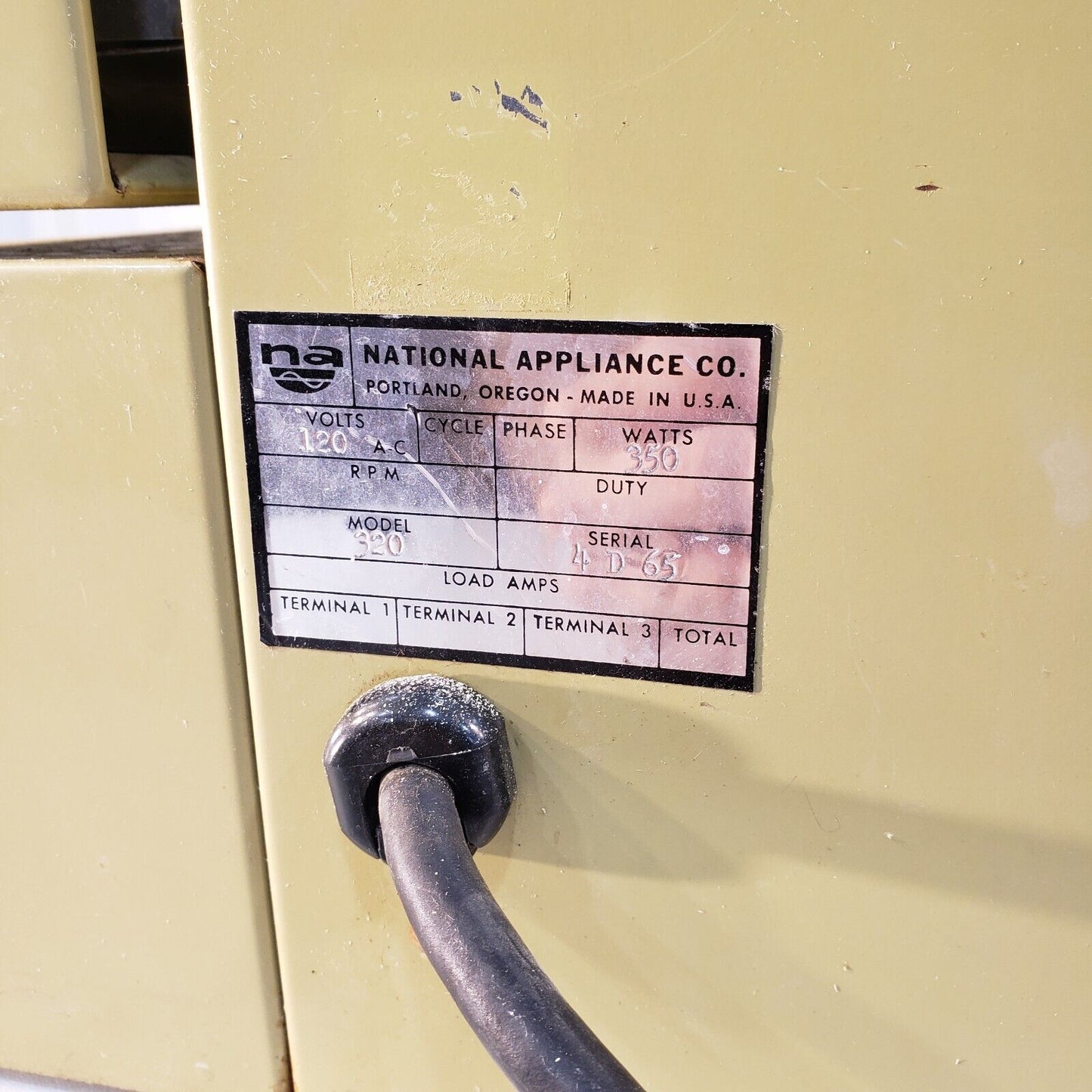 Napco 320 Series 1000 Incubator Oven Tested, Max Temperature 85C