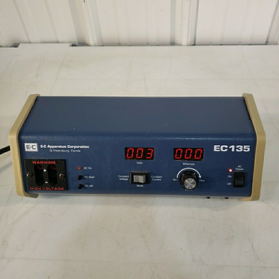 E-C Apparatus Corporation EC135 Electrophoresis Power Supply 20-250v DC Power