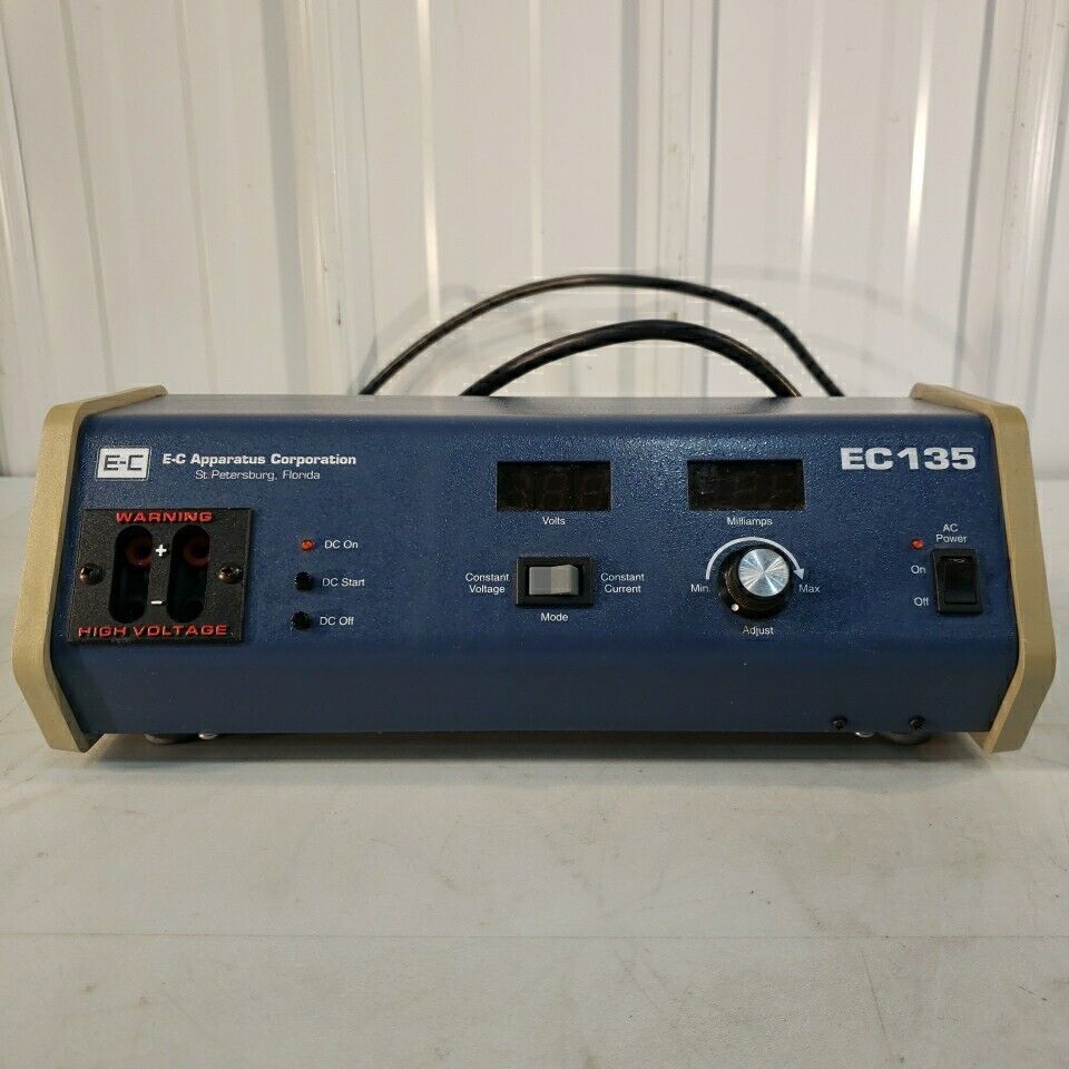 E-C Apparatus Corporation EC135 Electrophoresis Power Supply 20-250v DC Power