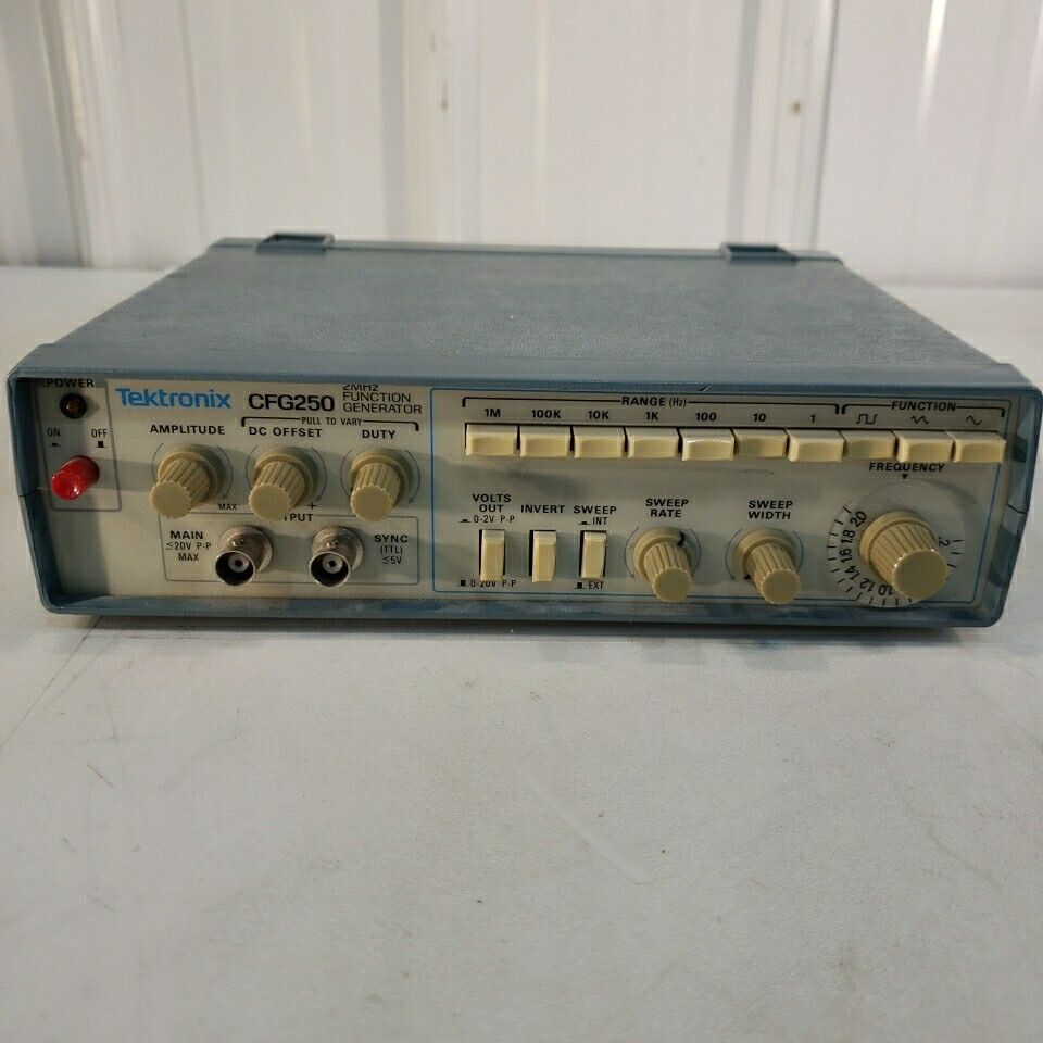 Tektronix CFG 250 Function Generator - Tested Works