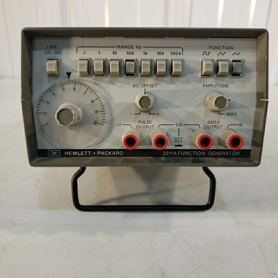 Hewlett Packard HP 3311A Function Generator Signal Source Tested Working