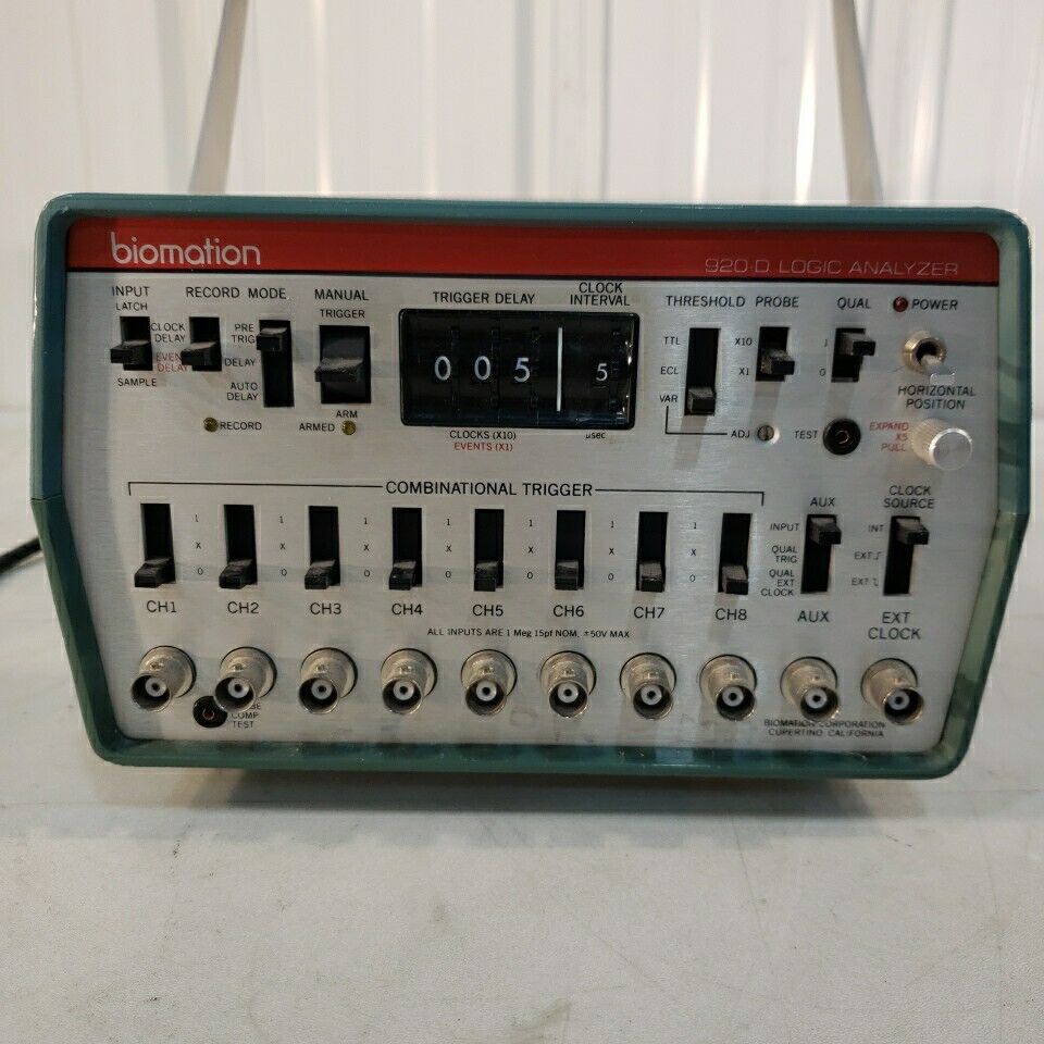 Biomation 920-D Logic Analyzer Combinational Trigger Recorder