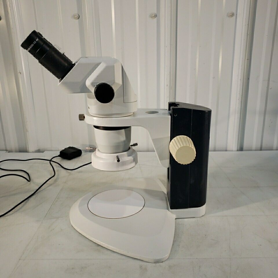 Olympus Microscope SZ4045 ESD 0.67x-4x StereoZoom w/ LED Ring Light, Stand, Eyep