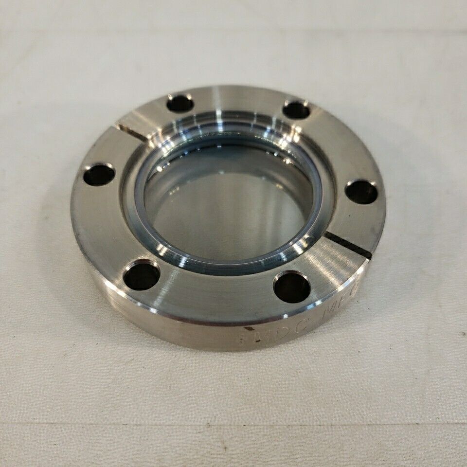 MDC MFG 2.75" DN35CF-DN40CF Conflat CF Viewport - Has Hairline Crack
