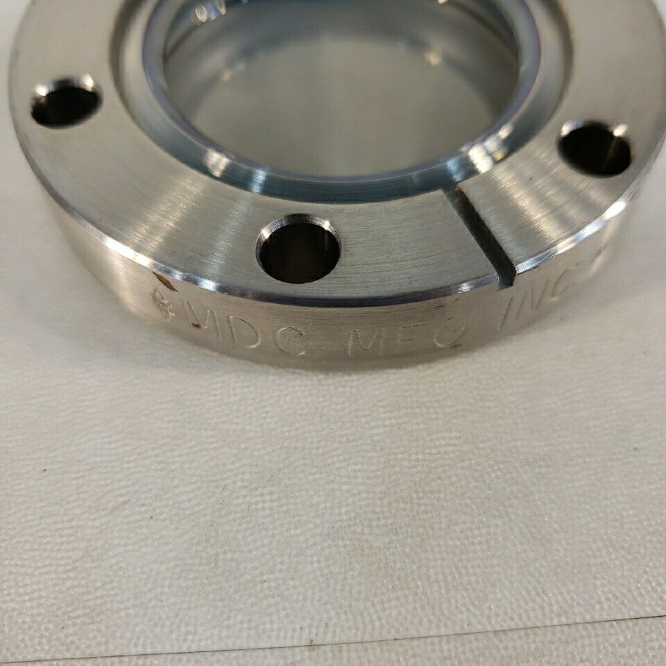 MDC MFG 2.75" DN35CF-DN40CF Conflat CF Viewport - Has Hairline Crack