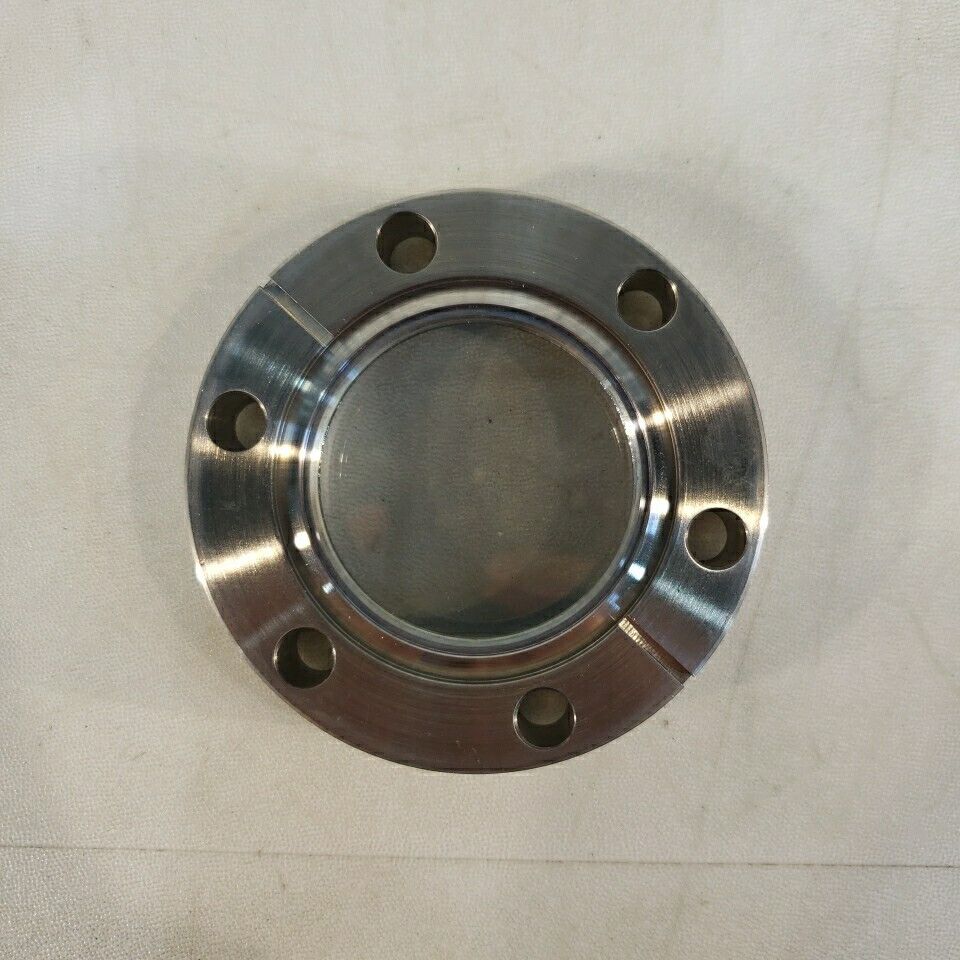 MDC MFG 2.75" DN35CF-DN40CF Conflat CF Viewport - Has Hairline Crack