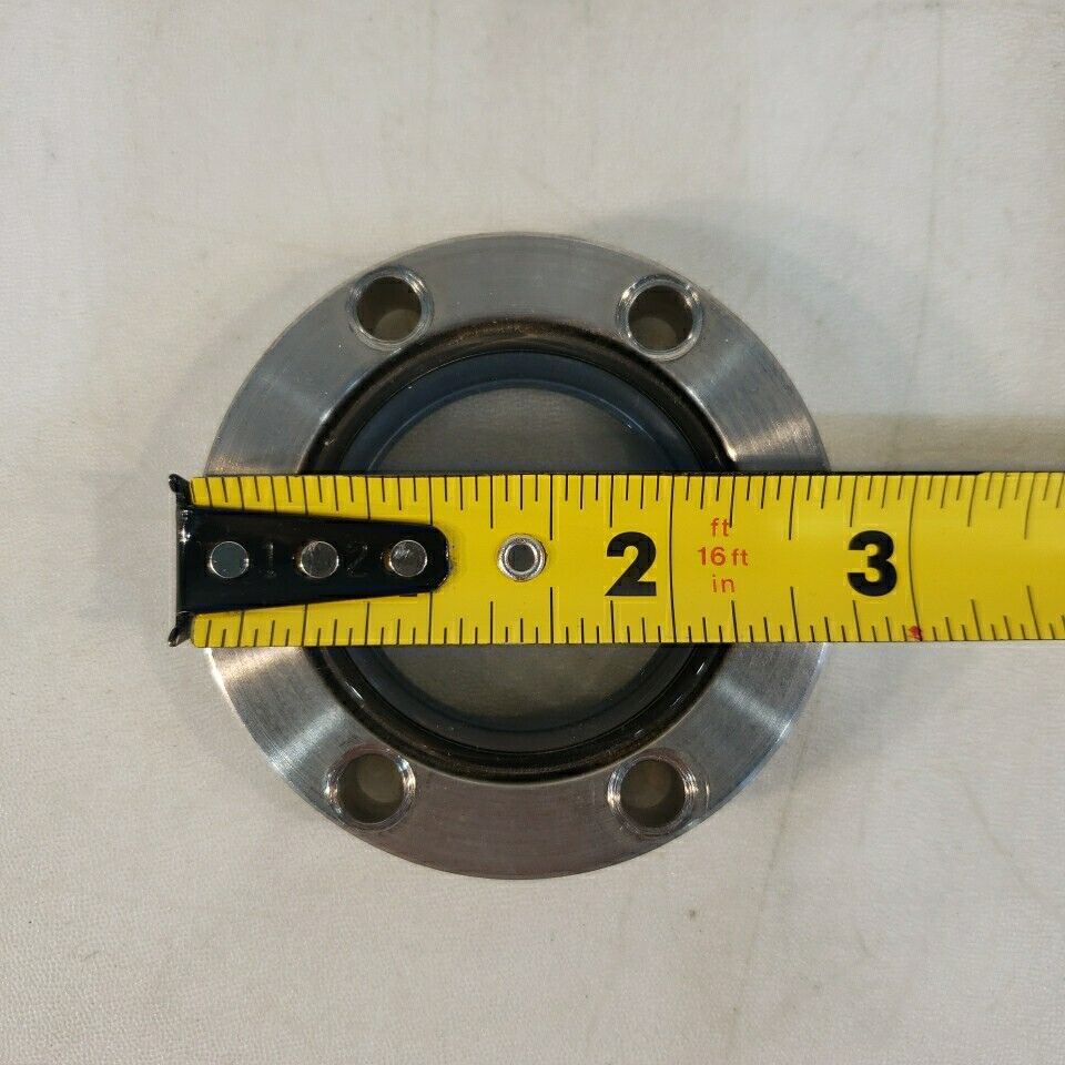 MDC MFG 2.75" DN35CF-DN40CF Conflat CF Viewport - Has Hairline Crack