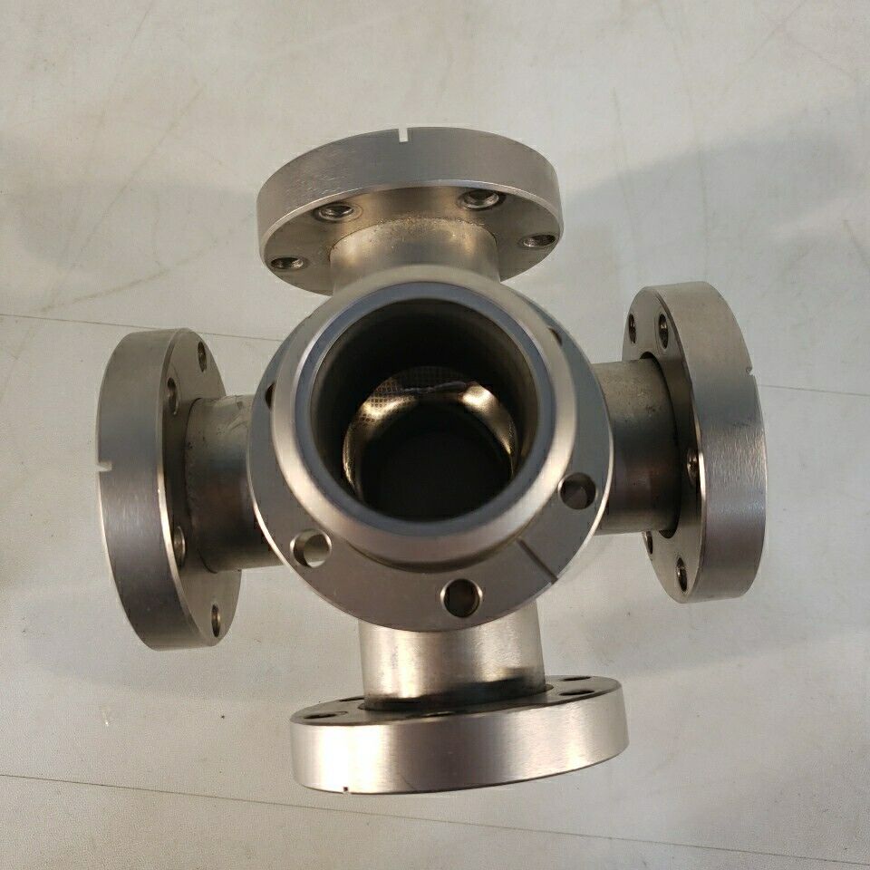 2.75" DN35CF 6-Way Cross CF Nicked Knife Edge High Vacuum Stainless Steel