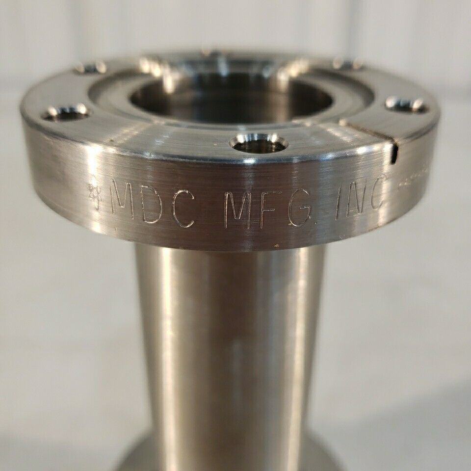 MDC MFG 2.75" CF DN35CF Full Nipple 4.8" Length High Vacuum Stainless Steel CF35
