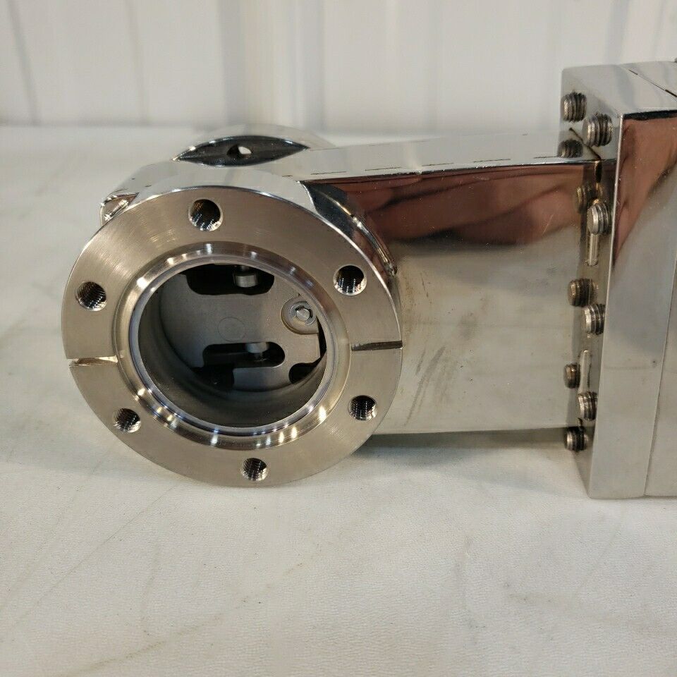 2.75" CF DN35CF Manual Gate Valve CF Tapped Holes High Vacuum Stainless Steel