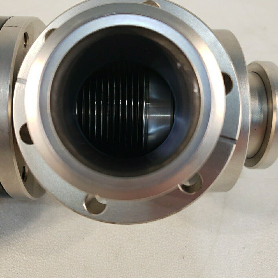 2.75" DN35CF Tee 90 Degree Angle Manual Valve CF High Vacuum Stainless CF35