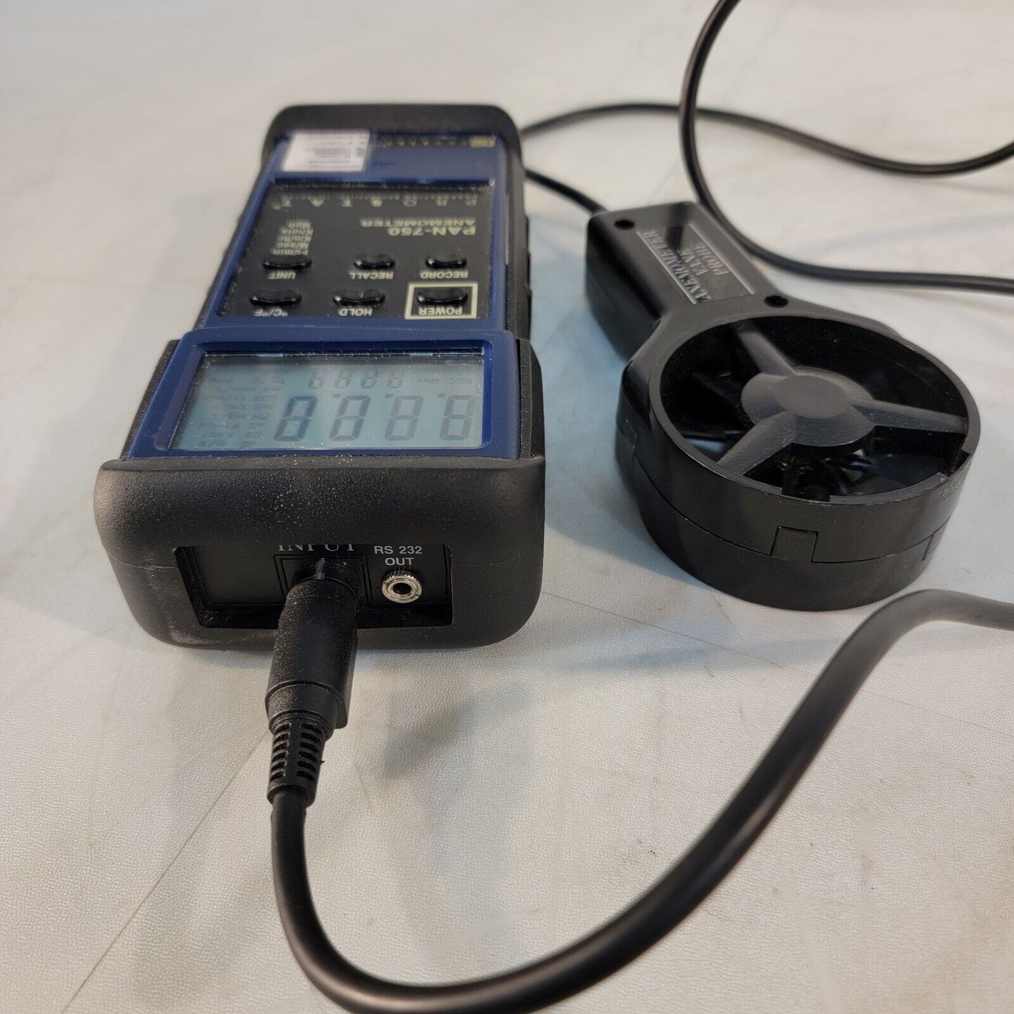 Prostat PAN-750 Vane Probe Anemometer Air Speed Handheld Device