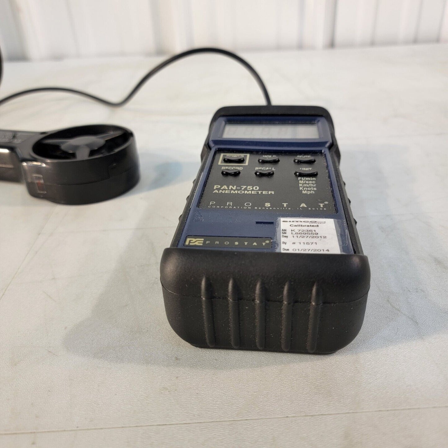Prostat PAN-750 Vane Probe Anemometer Air Speed Handheld Device