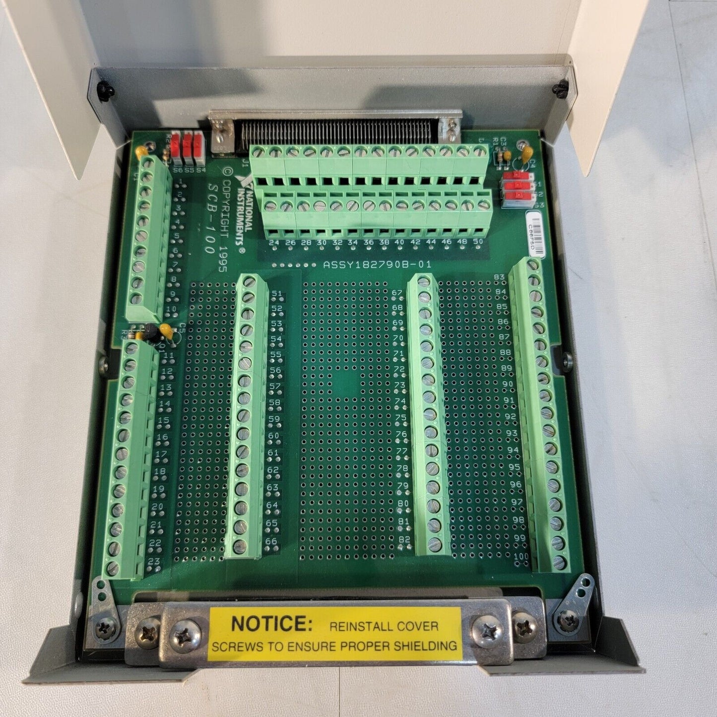 National Instruments SCB-100 Shielded Connector Block 182788B-01 SCSI Breakout