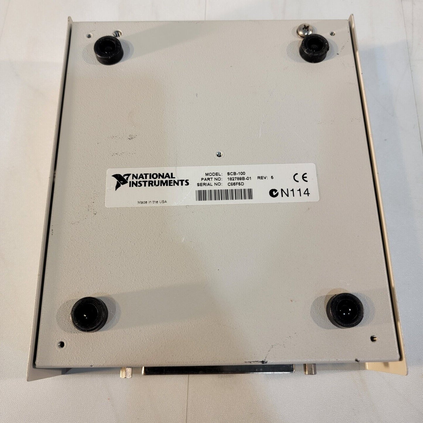 National Instruments SCB-100 Shielded Connector Block 182788B-01 SCSI Breakout