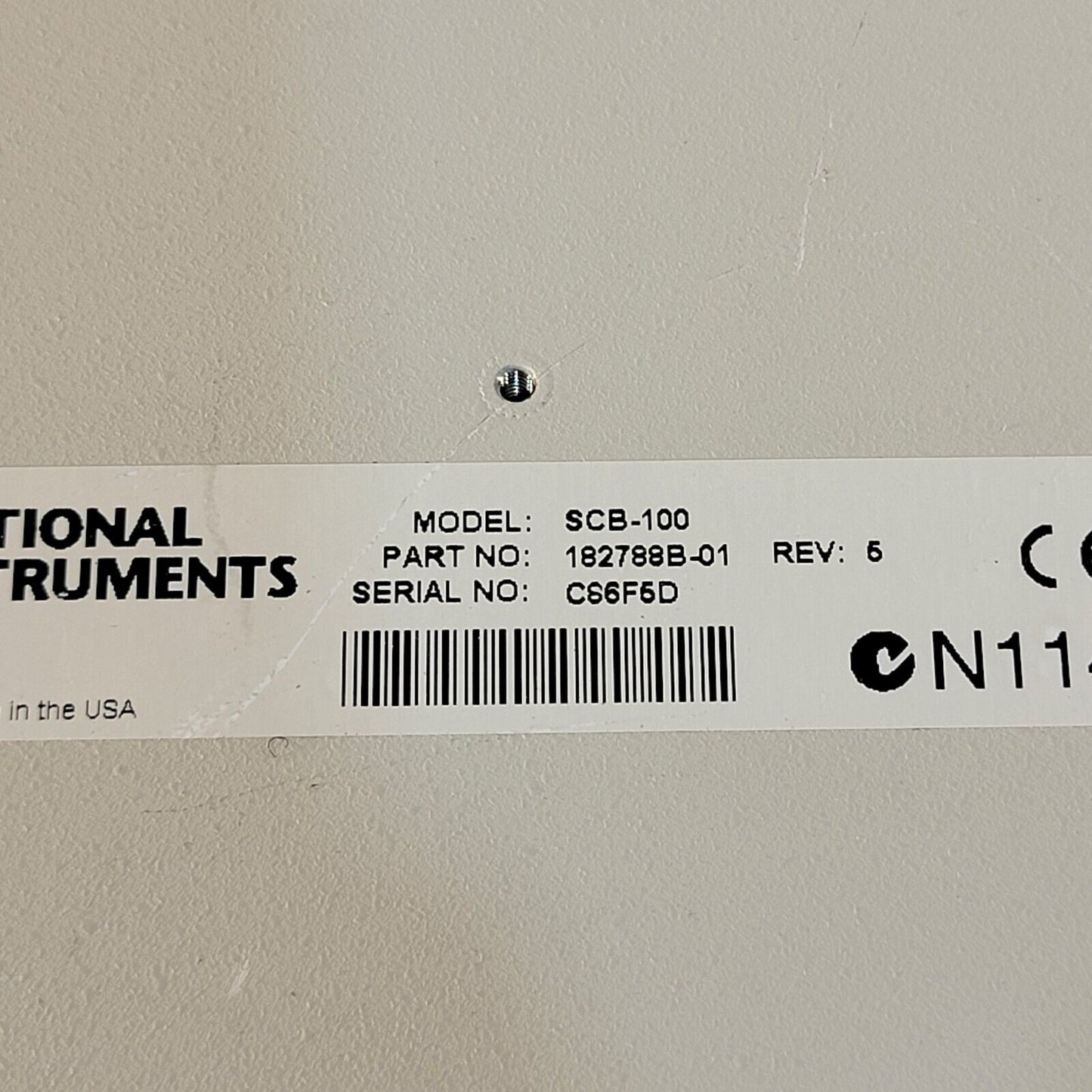 National Instruments SCB-100 Shielded Connector Block 182788B-01 SCSI Breakout