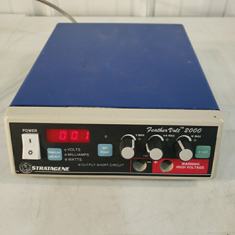 Stratagene Feather Volt 2000 Power Supply For Parts