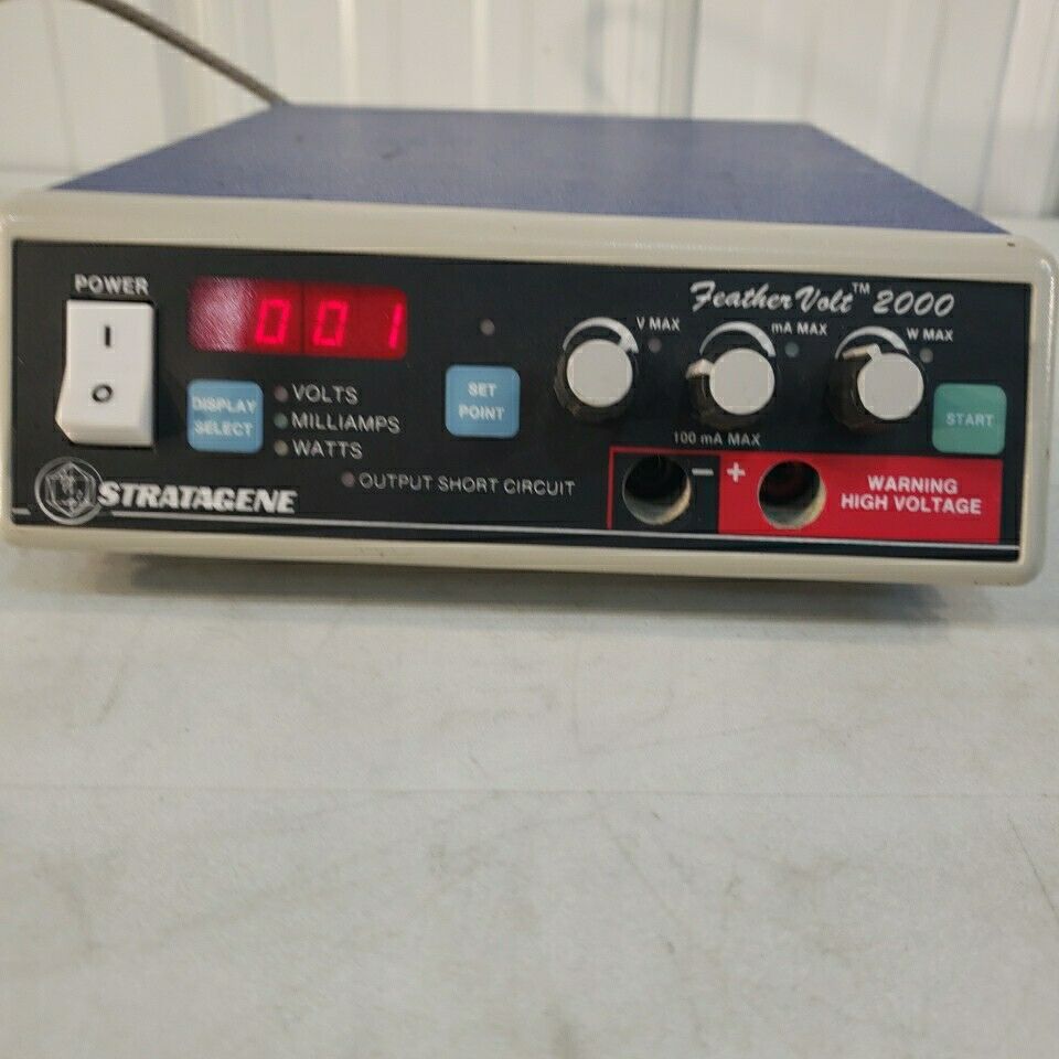 Stratagene Feather Volt 2000 Power Supply For Parts