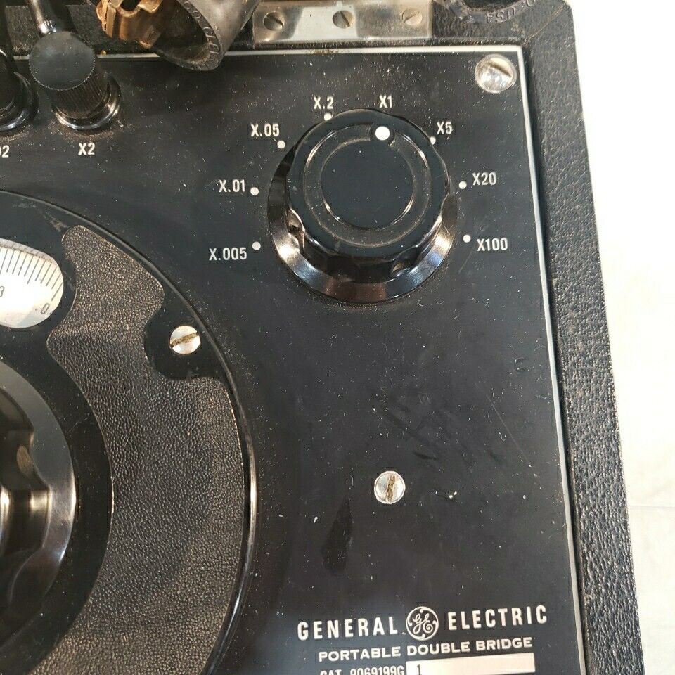 General Electric Portable Double Bridge Cat. 9069199G 1