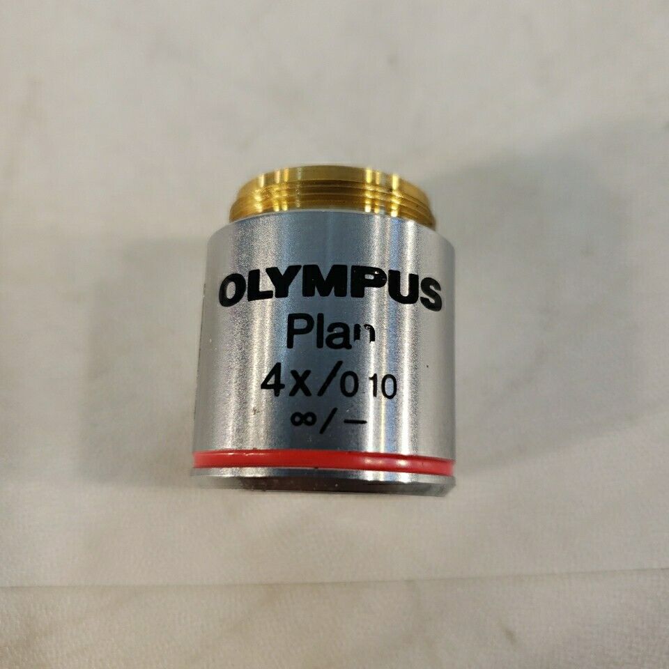 Olympus Plan 4x/0.10 Inf/- Microscope Objective Lens