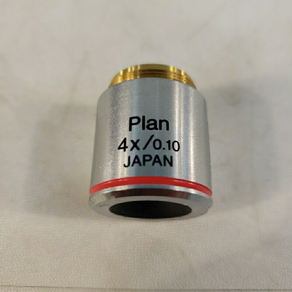 Olympus Plan 4x/0.10 Inf/- Microscope Objective Lens
