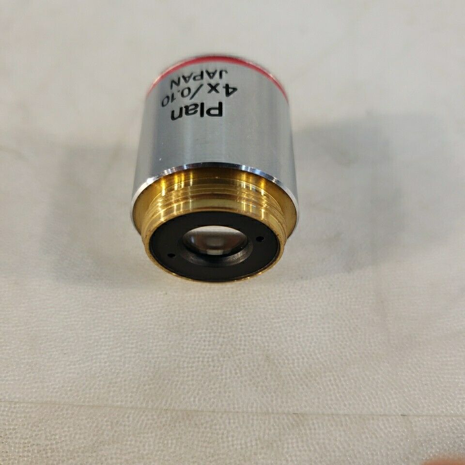 Olympus Plan 4x/0.10 Inf/- Microscope Objective Lens