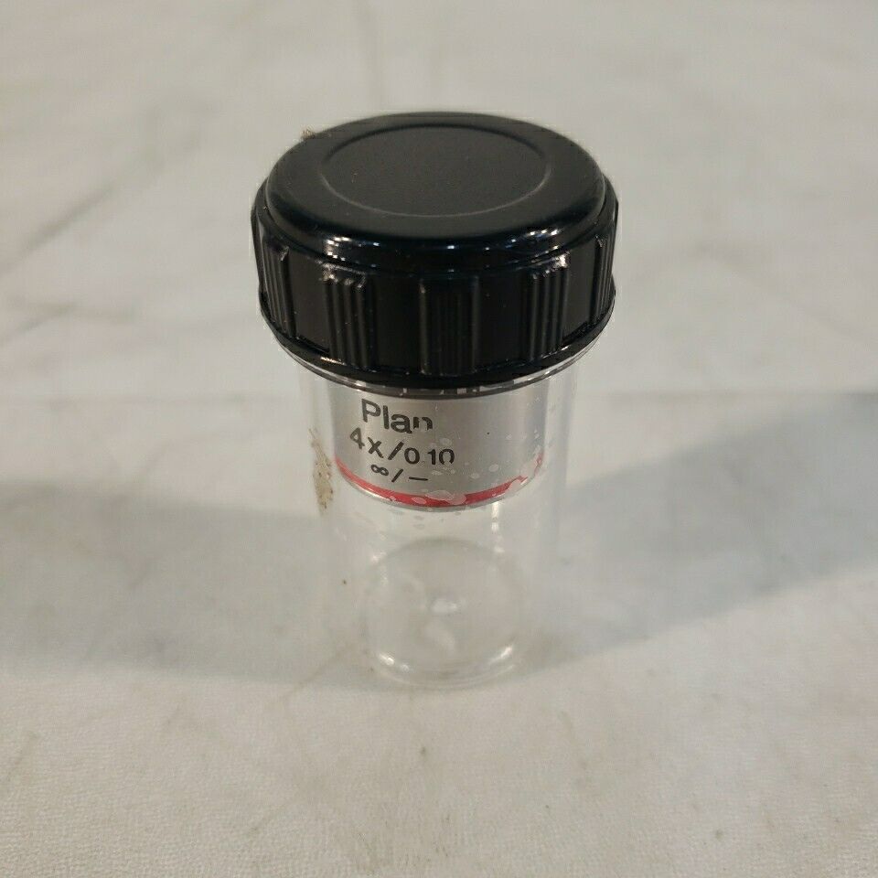 Olympus Plan 4x/0.10 Inf/- Microscope Objective Lens