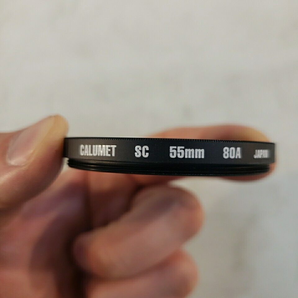 Calumet SC 80A Camera Lens Filter 55mm Diameter HF 55230 10-09-01-4