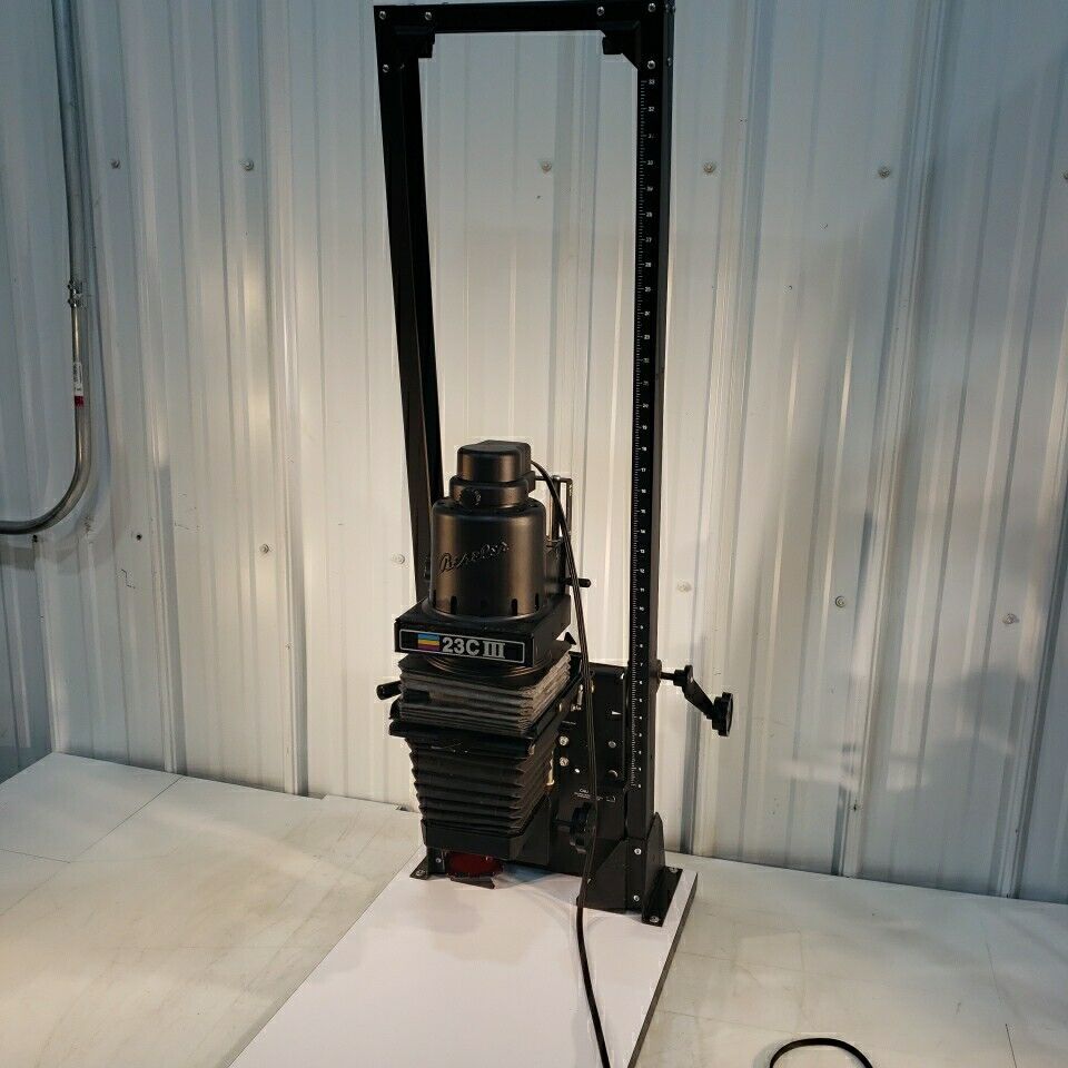 Beseler 23C III-XL Condenser Enlarger w/ Baseboard, Z-Axis = 33"