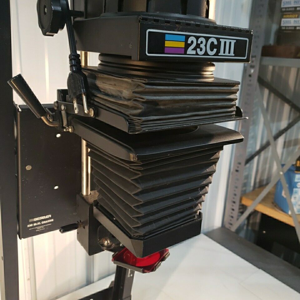 Beseler 23C III-XL Condenser Enlarger w/ Baseboard, Z-Axis = 33"